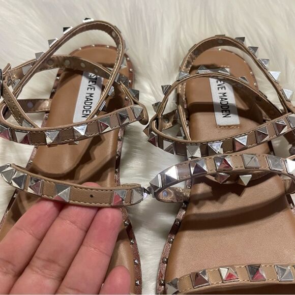 Steve Madden Women's Travel Flat Sandal Size 7 1/2 - Picture 2 of 7